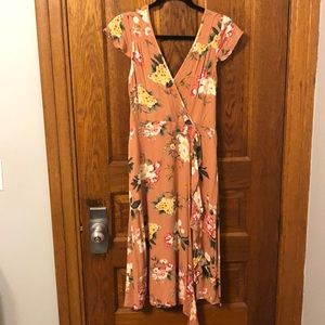 Floral, mid length dress!!